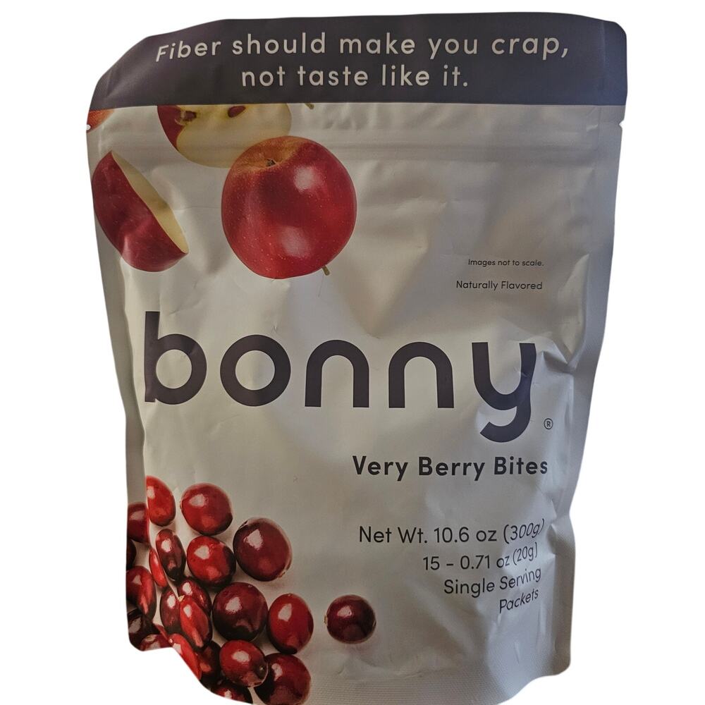 Bonny Very Berry Bites, 15 Single Serving Packets, 10.6oz Bag, New